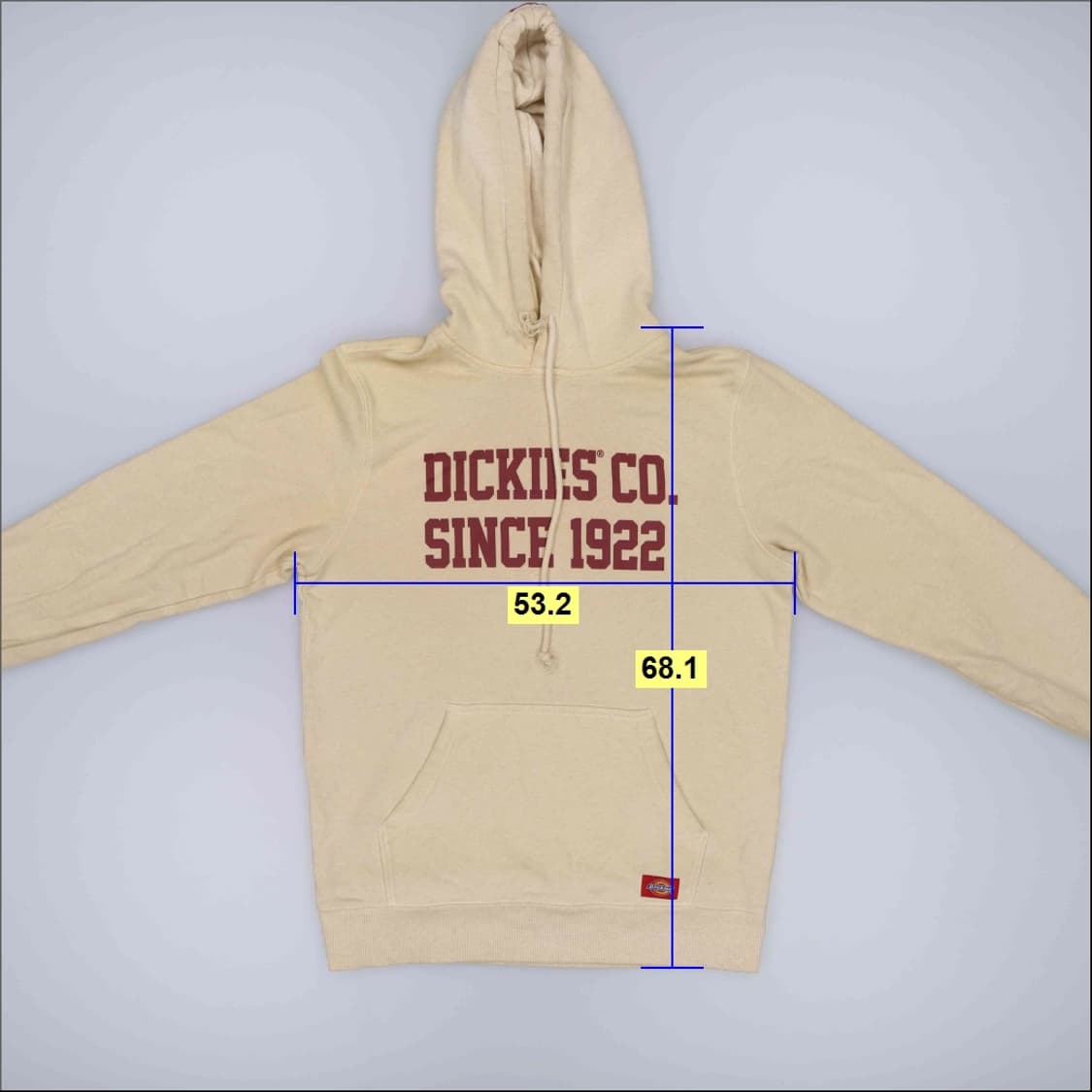 M 디키즈 레터링 후드티(모자변색) 0325H1 상품이미지6