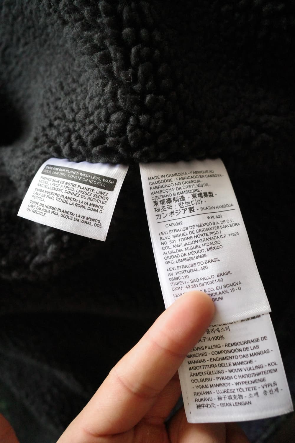 리바이스 프리미엄 빅E 라인 셰르파 트러커 자켓 상품이미지9