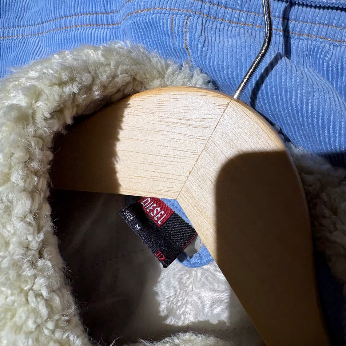 새상품) 디젤 코듀로이 쉐르파 자켓 데드스탁 상품이미지7