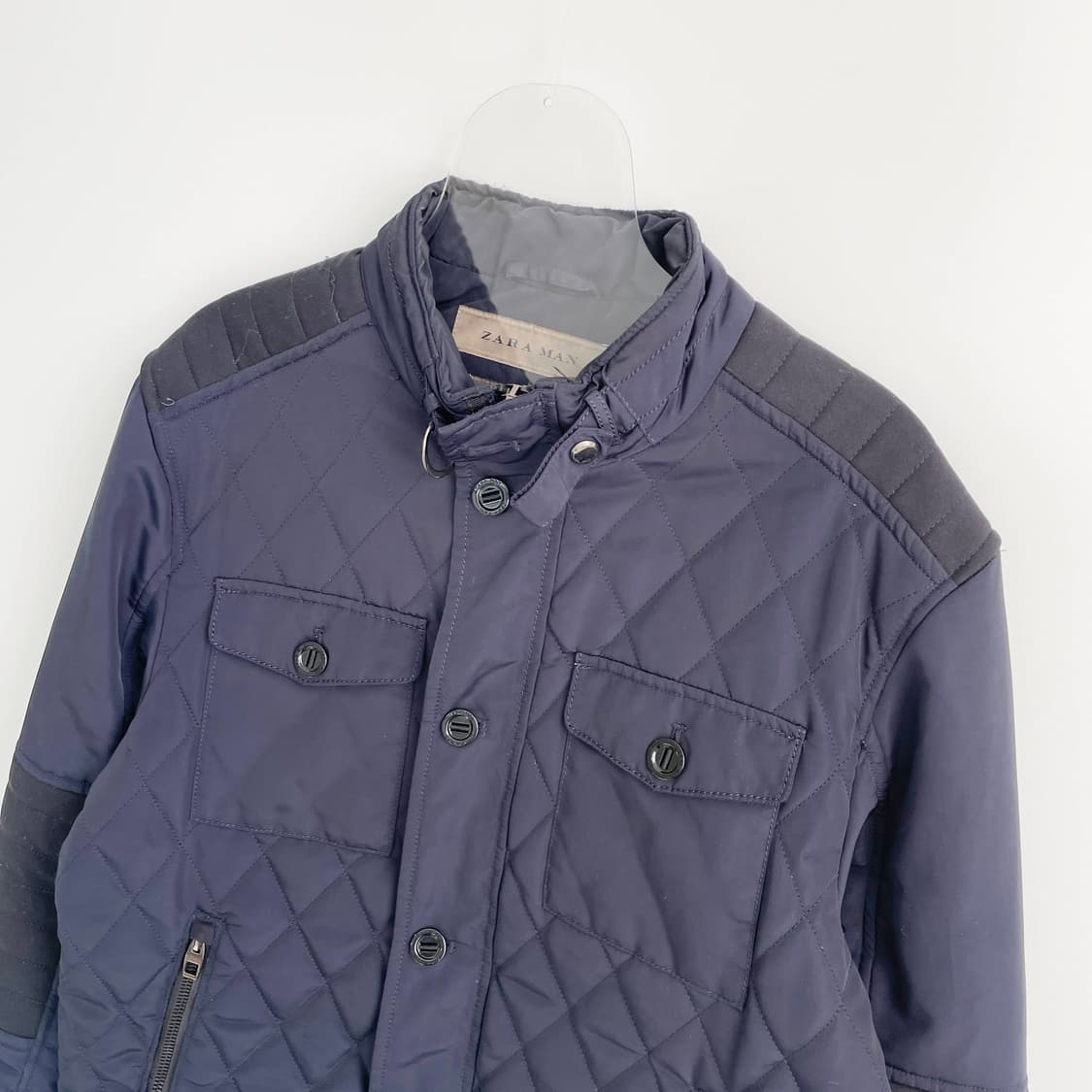 A2 자라 퀼팅 라이더 스타일 자켓 95-100사이즈 상품이미지2