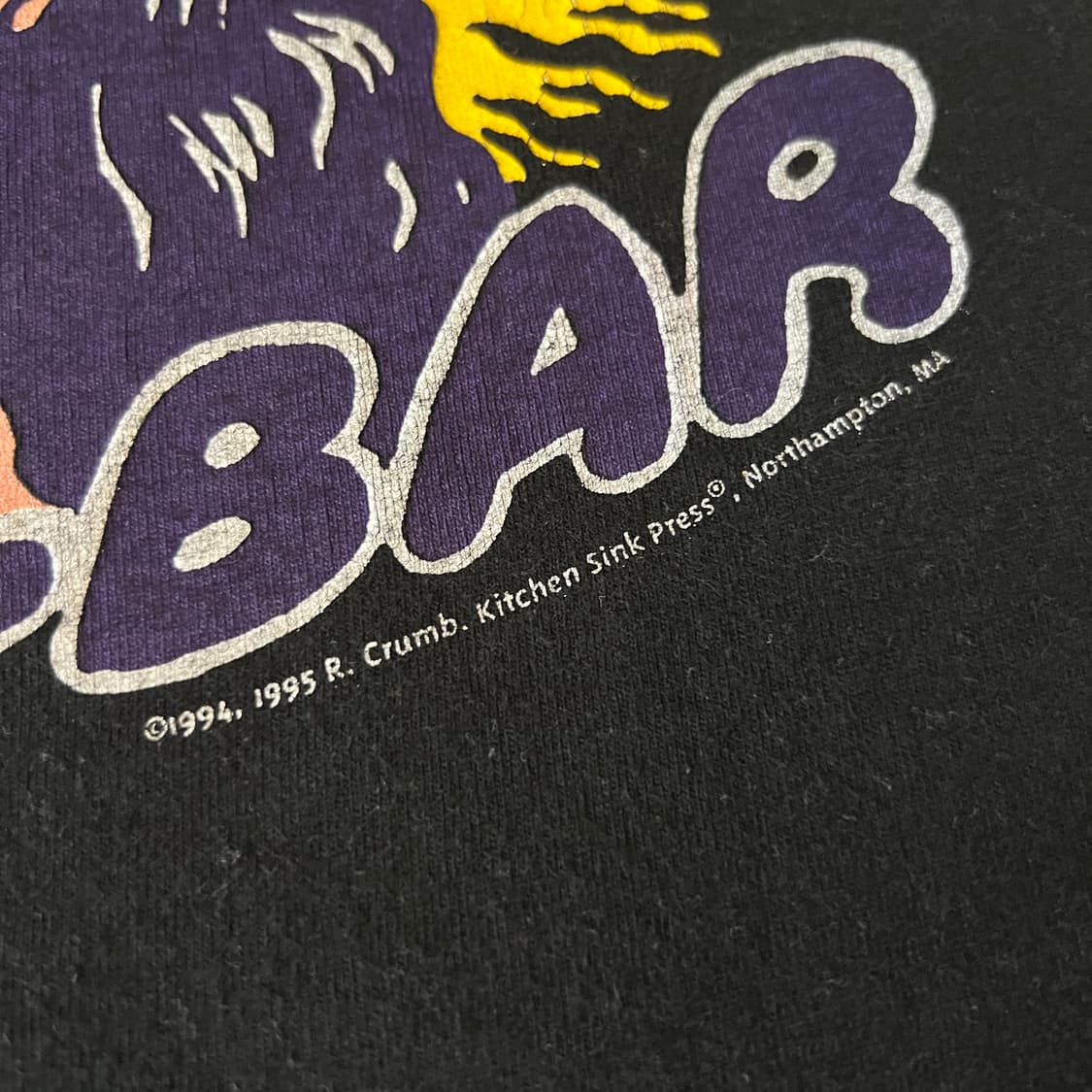 빈티지 90s R Crumb Devil Girl 티셔츠 상품이미지4