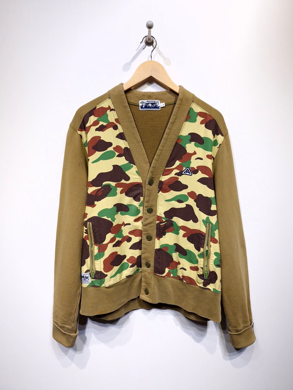 A BATHING APE 베이프 카모 코튼 가디건(L) 상품이미지1