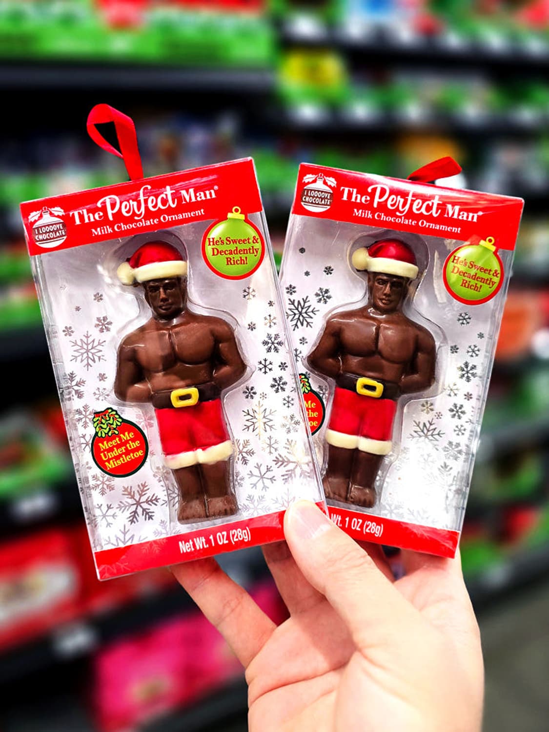 더 퍼펙트 맨 크리스마스 트리 오너먼트 밀크 초콜릿 28g 상품이미지1
