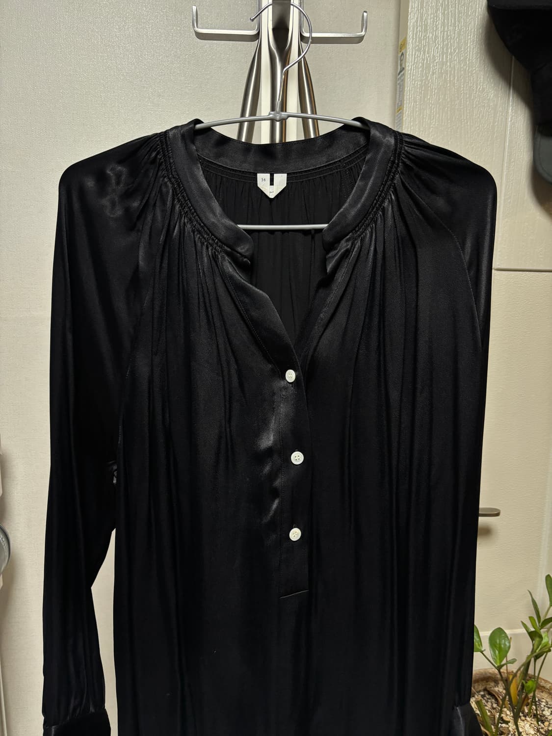 Arket 셔링 미디 원피스.  상품이미지2