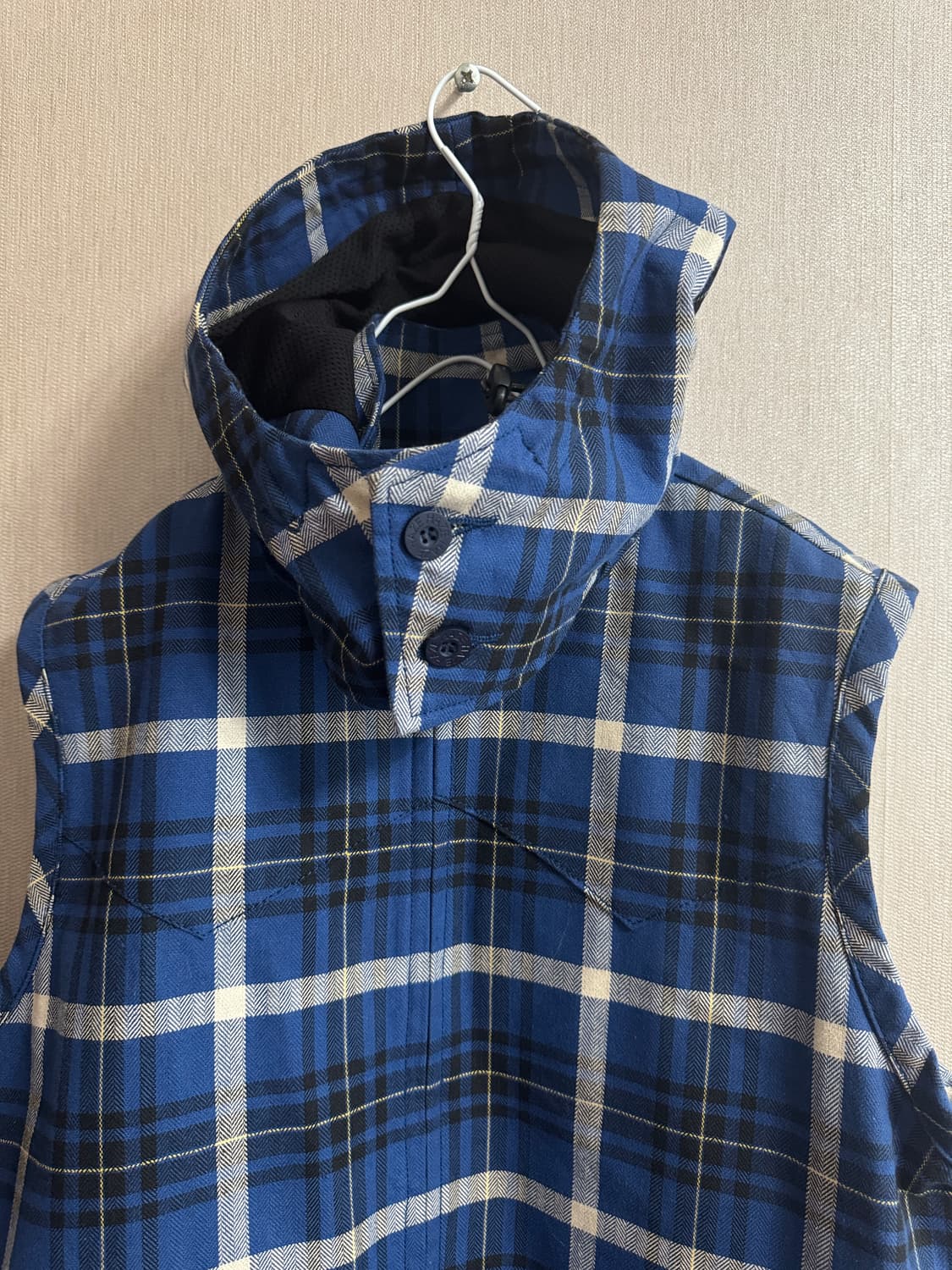 Vintage 빈티지 체크 베스트 조끼 XL 상품이미지3