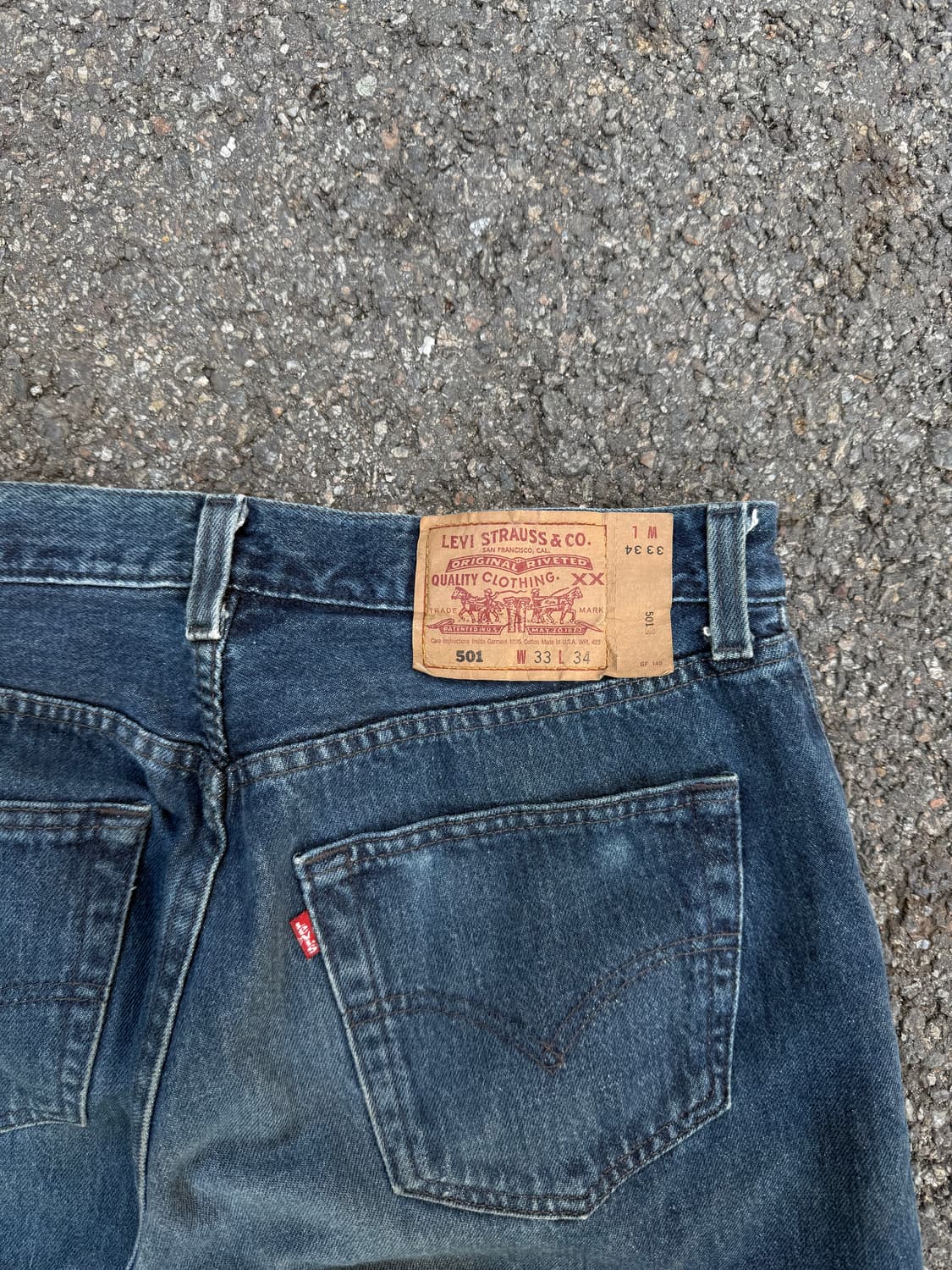 🇺🇸90s Made in USA 리바이스 501 데님 팬츠 상품이미지3