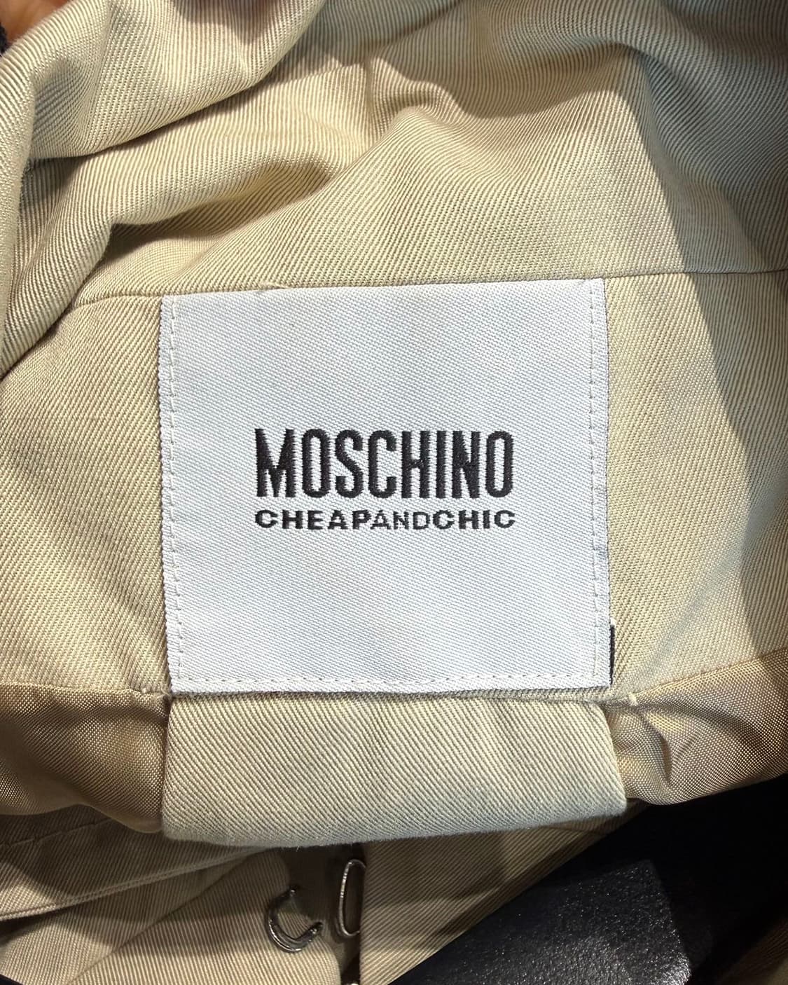 모스키노 베이지 트렌치코트 케이프 상품이미지8