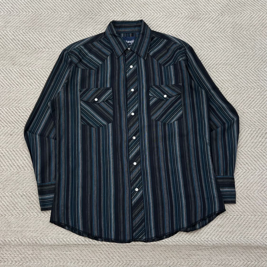 랭글러 스트라이프 웨스턴셔츠 r3376 상품이미지1