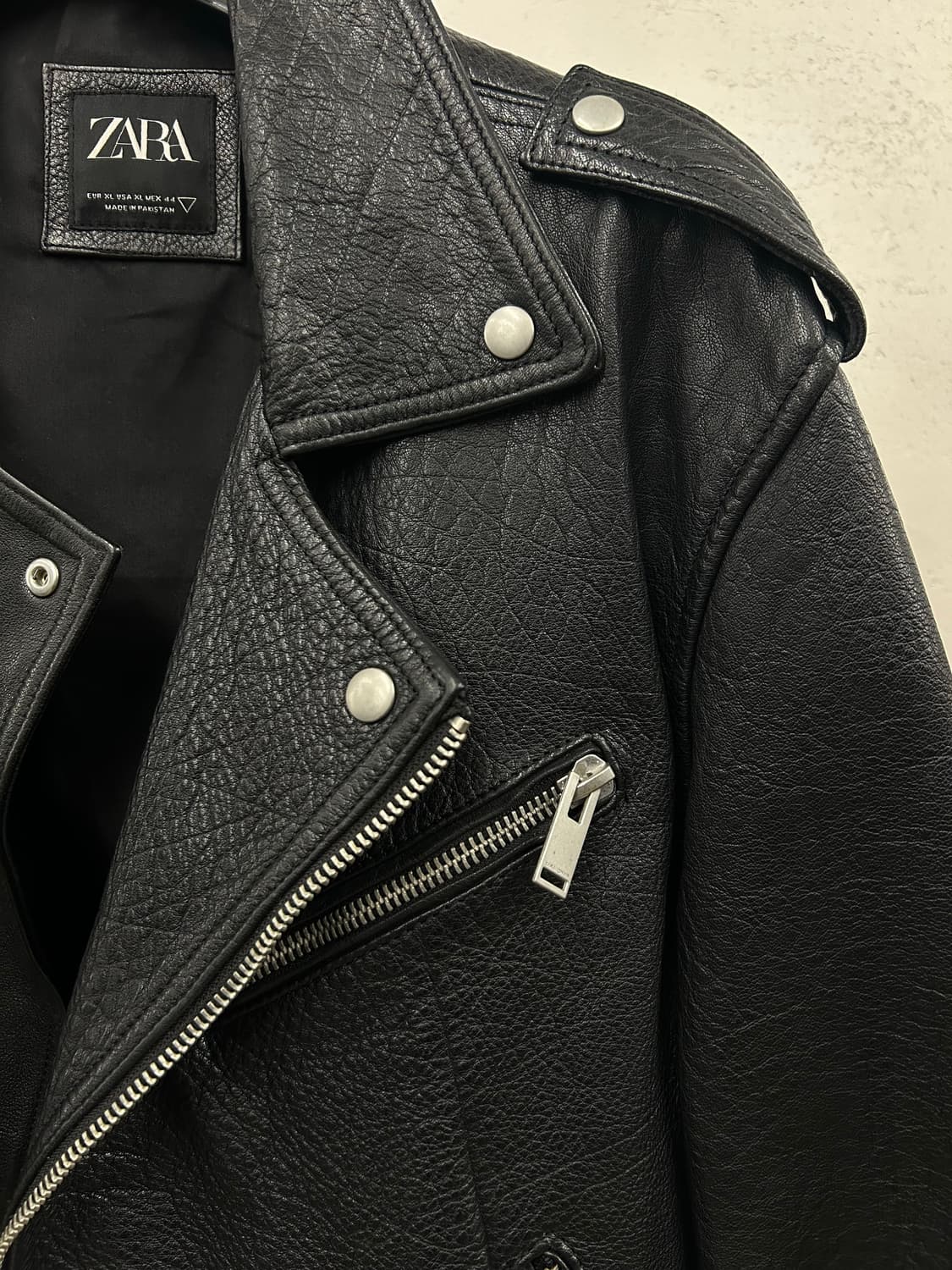 자라 버팔로 가죽 자켓 상품이미지4