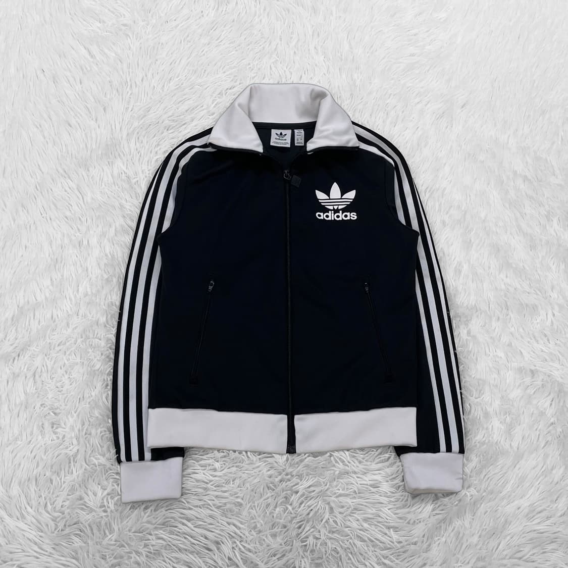 아디다스 베켄바우어 트랙탑 져지 블랙 화이트 상품이미지2