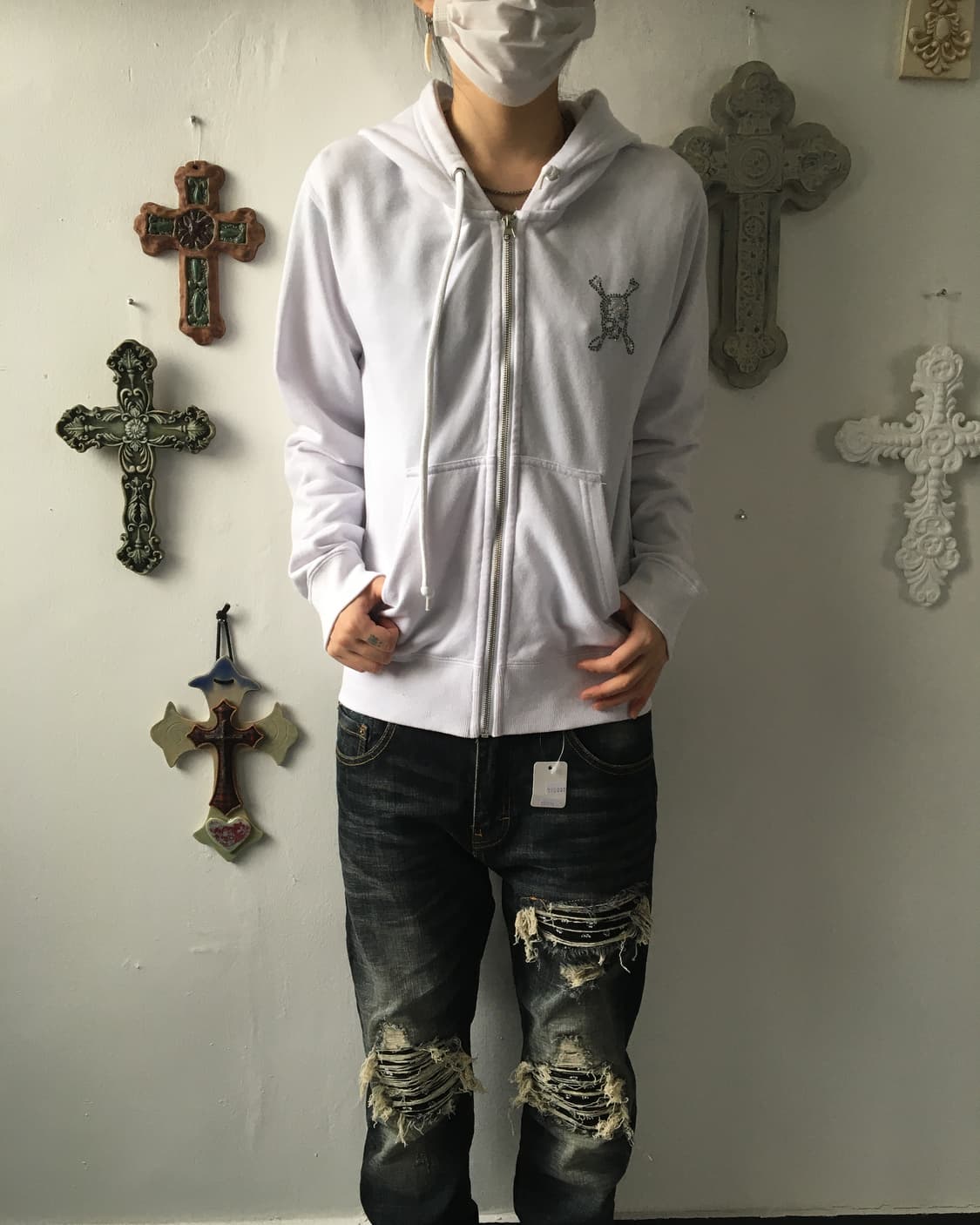 Roen hood zip up 상품이미지8