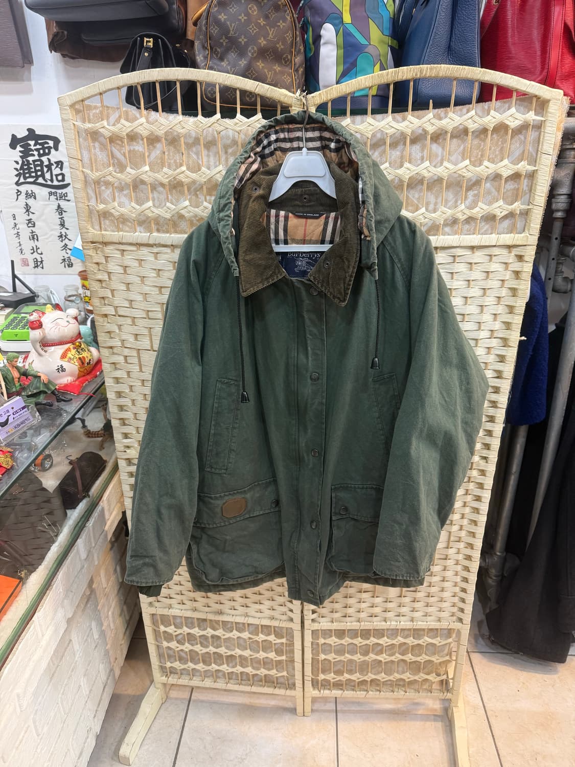 100 정품 버버리 빈티지 후드야상자켓 팝니다 상품이미지1