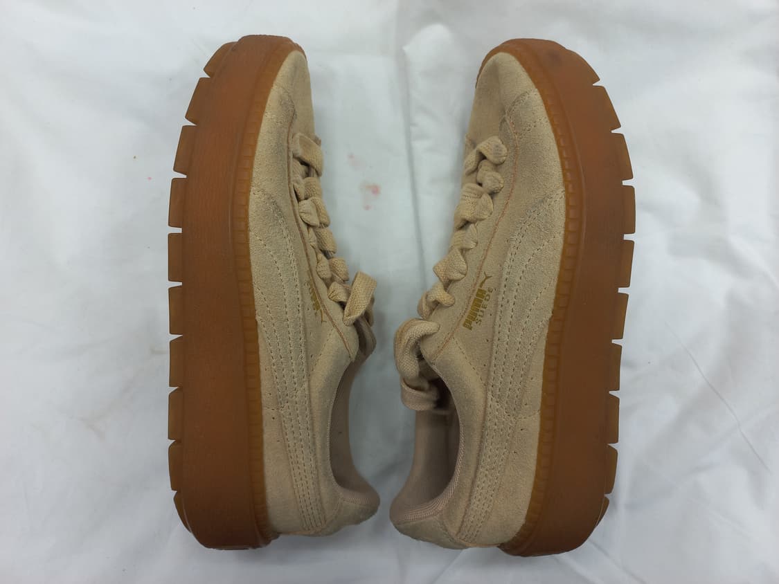 퓨마 스웨이드 플랫폼 운동화 230 베이지 상품이미지2