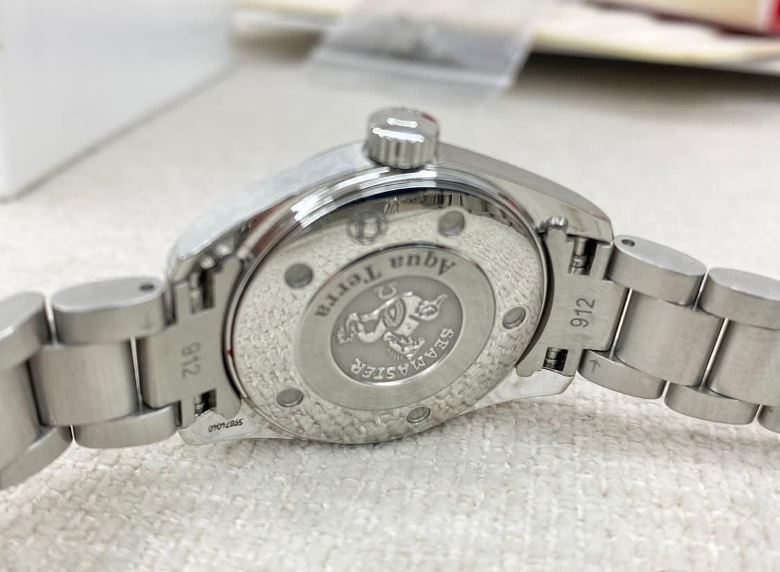 오메가 아쿠아테라 여성용 29mm 청판 쿼츠 2577.80 스틸 상품이미지8