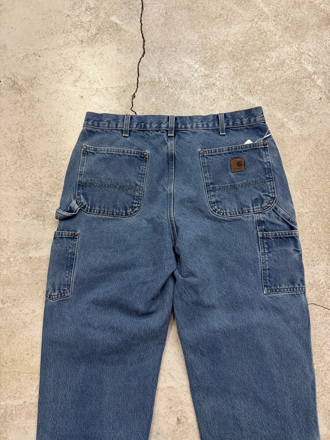 칼하트 B73 DST 데님 더블니 워크팬츠 상품이미지6