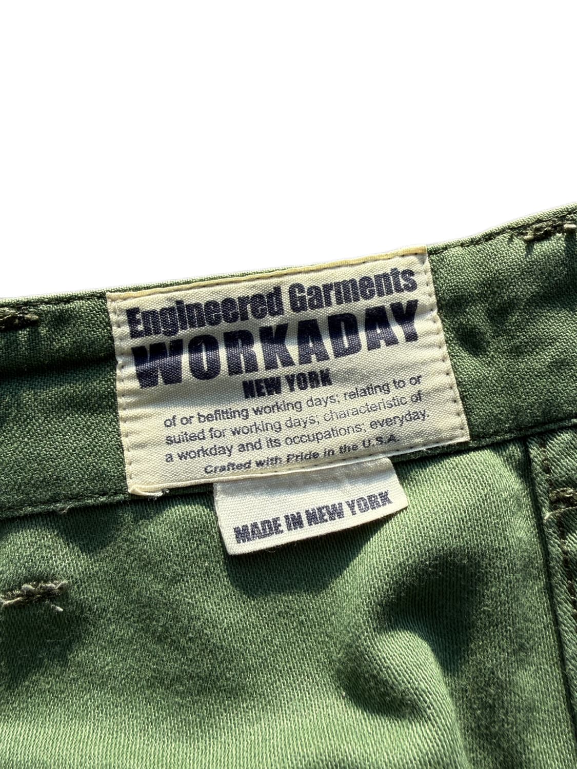 엔지니어드 가먼츠 리버스 새틴 퍼티그 팬츠 S(-33in) 상품이미지5