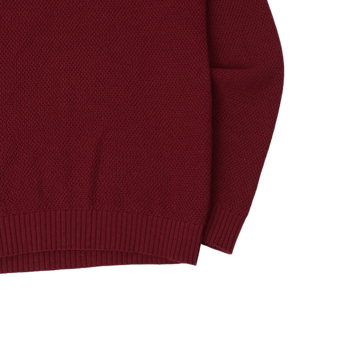라코스테 버건디 울 와플 니트 상품이미지4