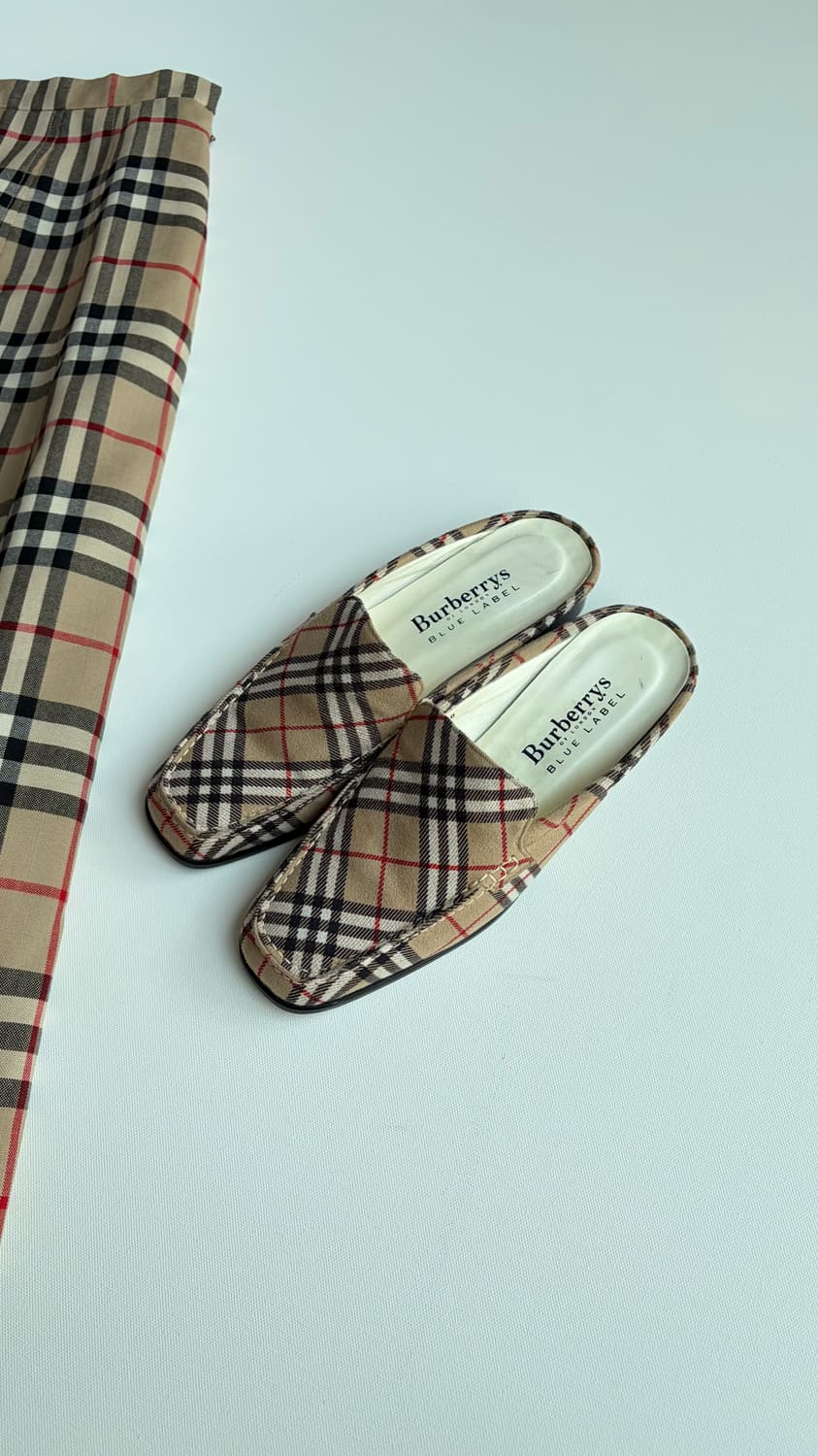 버버리 체크뮬 로퍼 상품이미지4