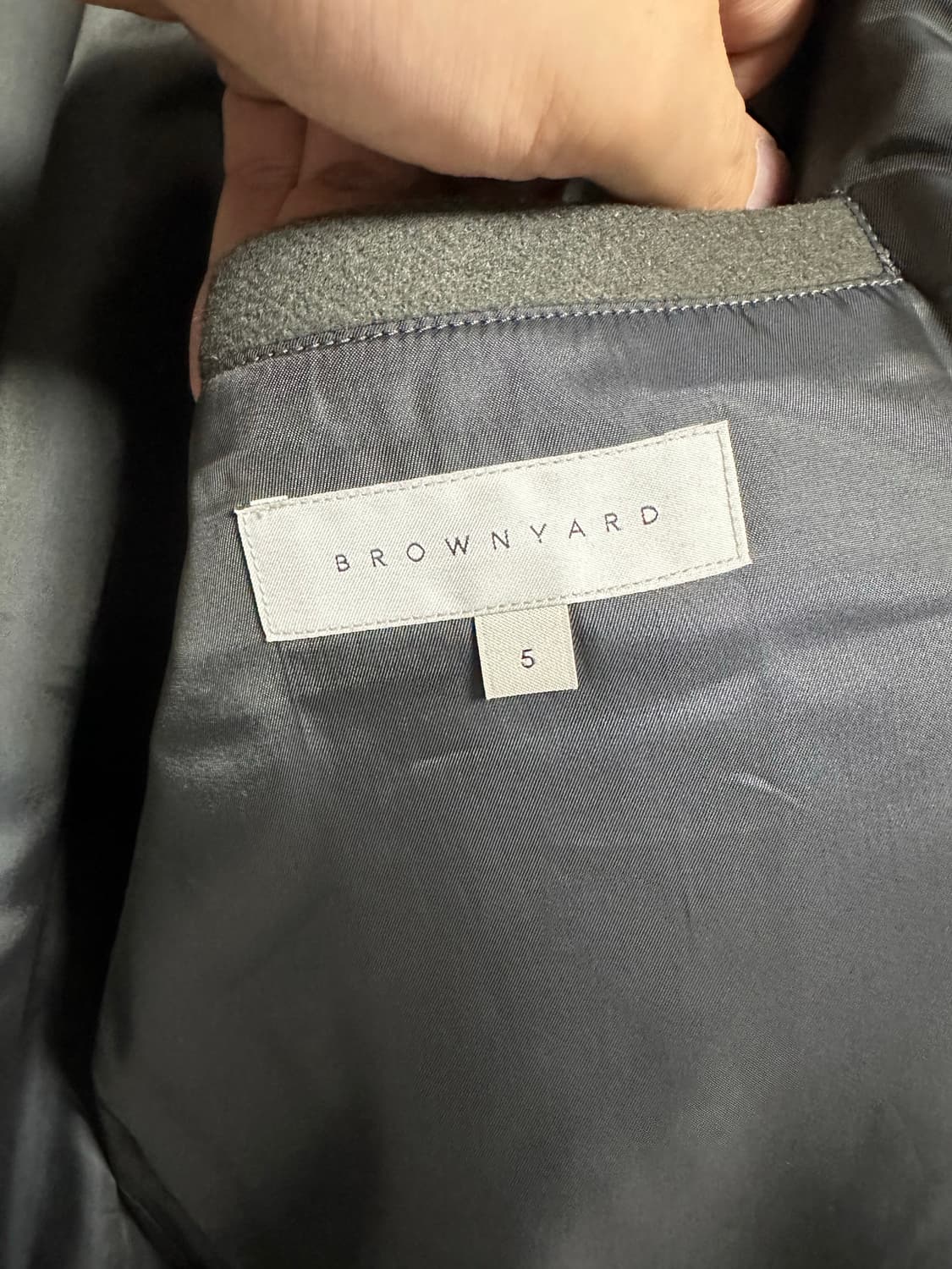 브라운야드 22FW 바시티 자켓 올리브 (5사이즈)ㅢ 해 상품이미지5