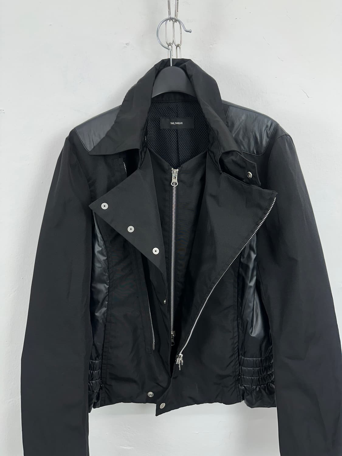 THE TWELVE Diagonal Double-Zip Riders Ja 상품이미지3