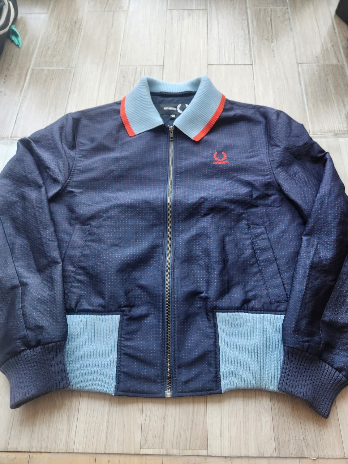 14ss 라프시몬스x프레드페리 봄버자켓 (M정도) 상품이미지1