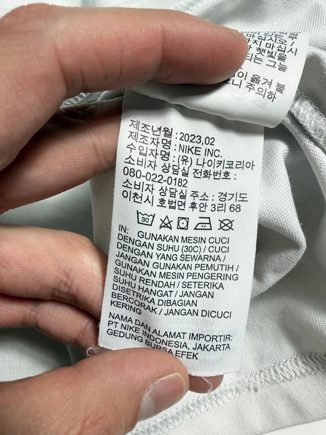 나이키 ACG 23SS 프론트 스몰 로고 코튼 반팔 티셔츠 R2074 상품이미지9