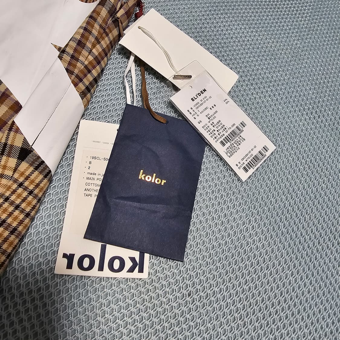 새상품 Kolor Eli'den 체크 스커트 백화점정품 상품이미지7