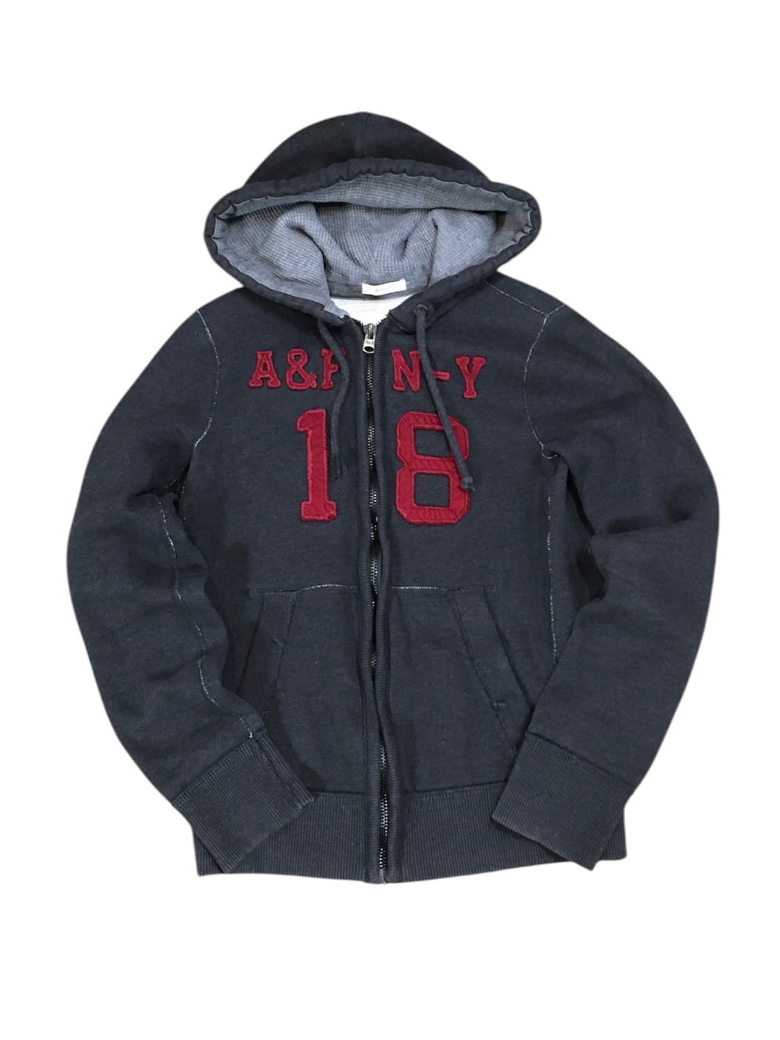 아베크롬비 기모 후드집업 차콜 상품이미지1