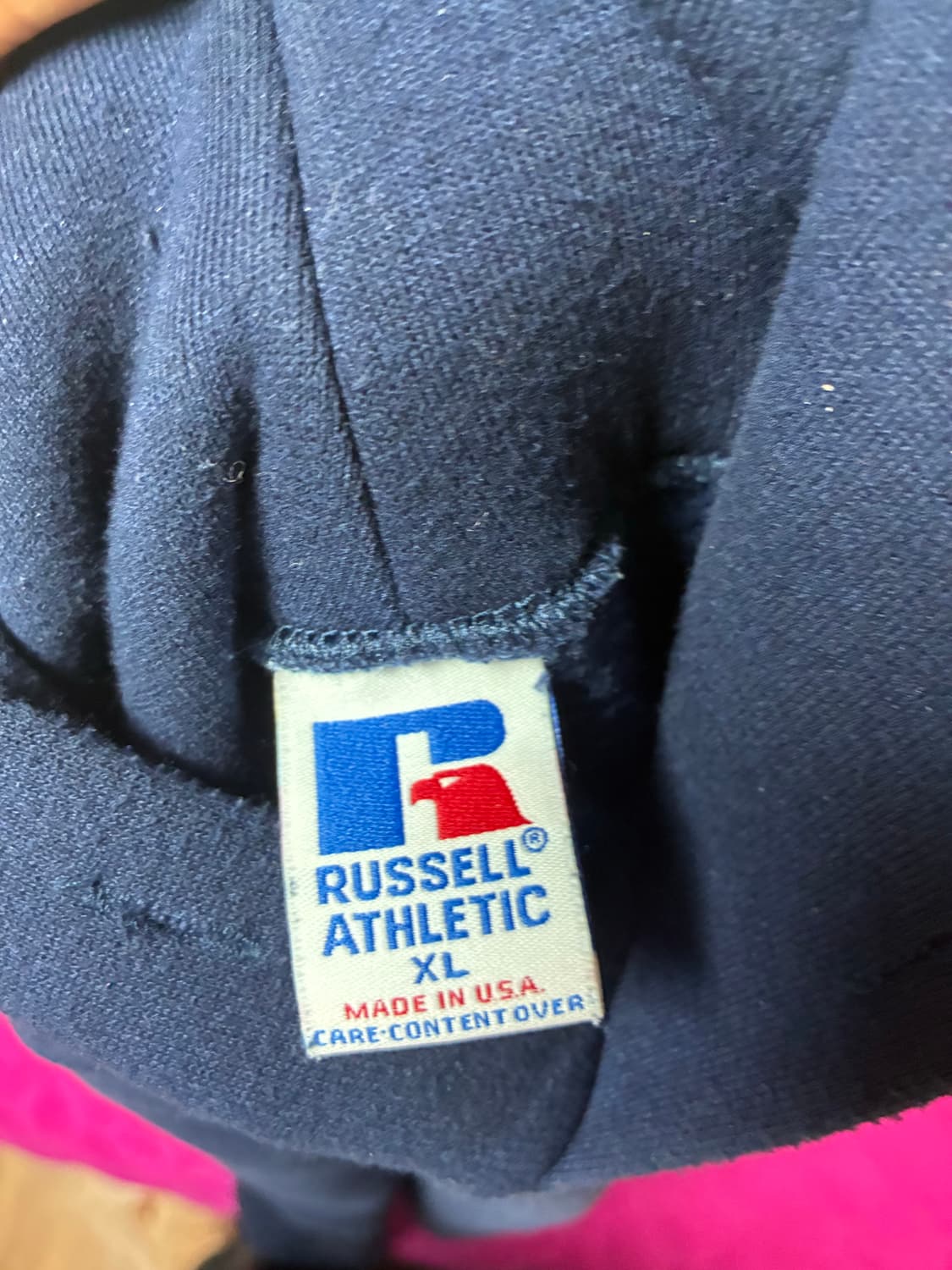 러셀 에슬레틱 후드티 네이비 XL 상품이미지2