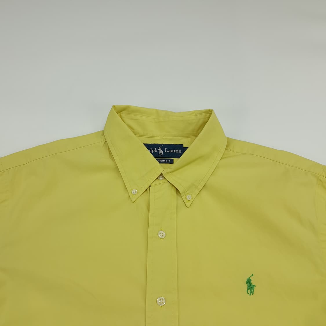 Co483 XL 폴로 랄프로렌 옐로우 반팔 셔츠 남방 상품이미지2