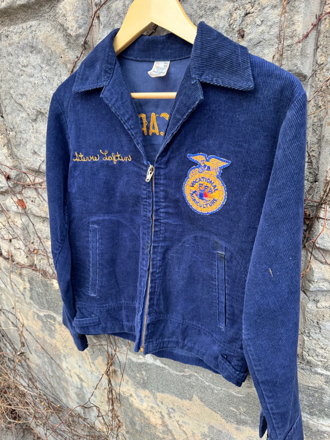 70s FFA 오리지널 빈티지 체인스티치 코듀로이 자켓 상품이미지4