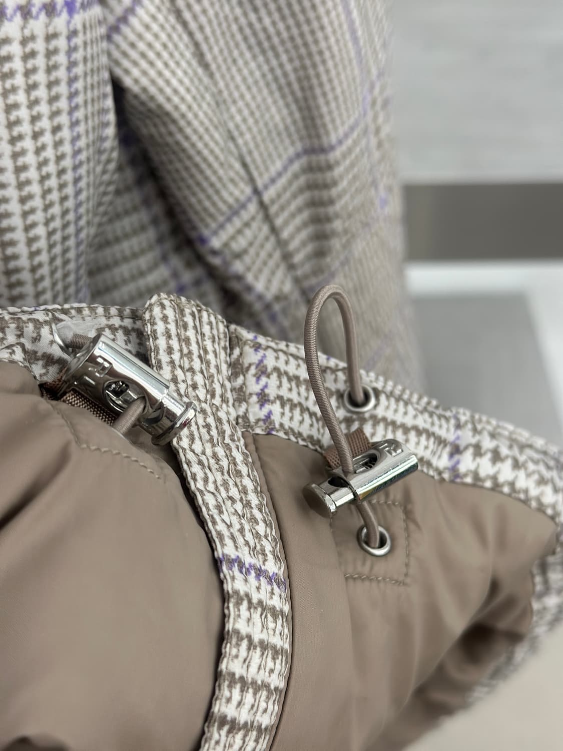 폴로 골프 하운드체크 패딩 점퍼   상품이미지6