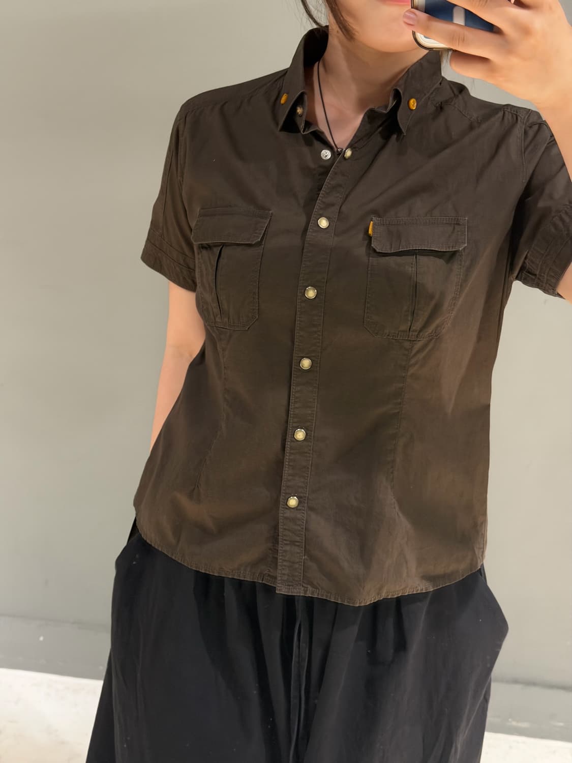 Eastboy pocket detail shirt 상품이미지3