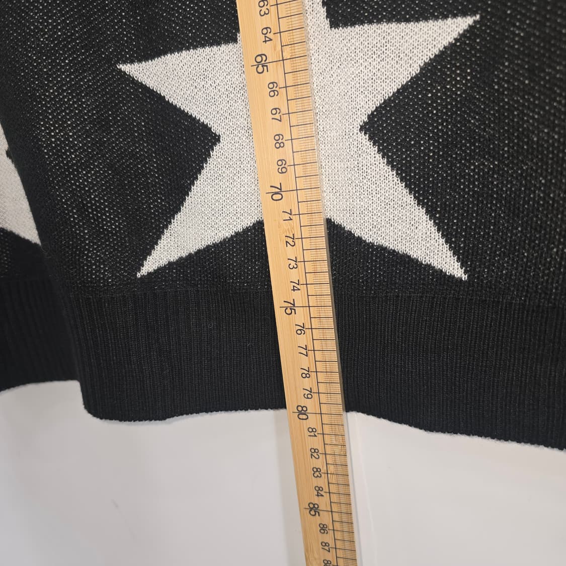 스타 패턴 롱 니트 (원피스) 상품이미지4