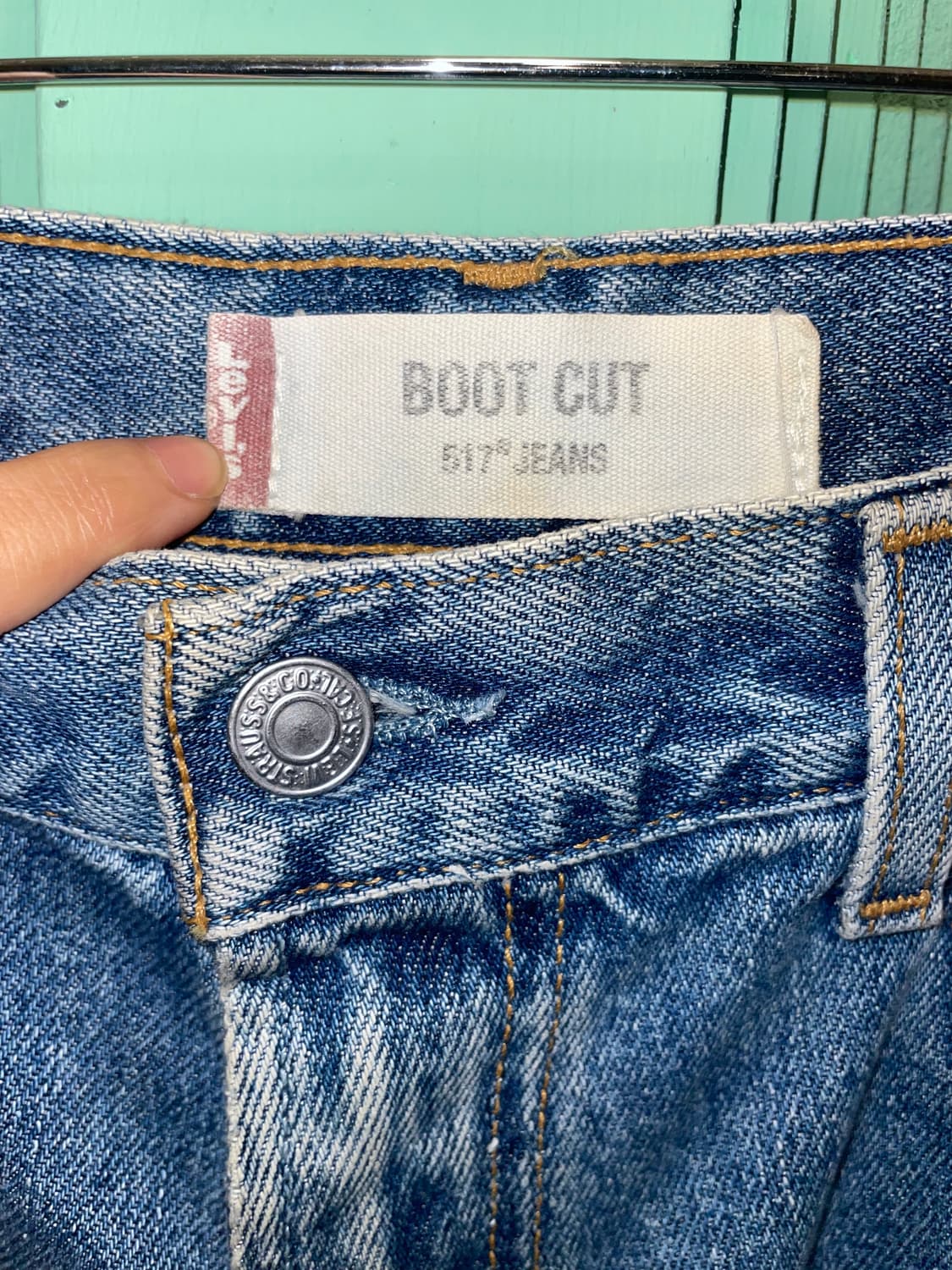 1990's-00's Vintage Levi’s 517 Cut Denim 상품이미지5