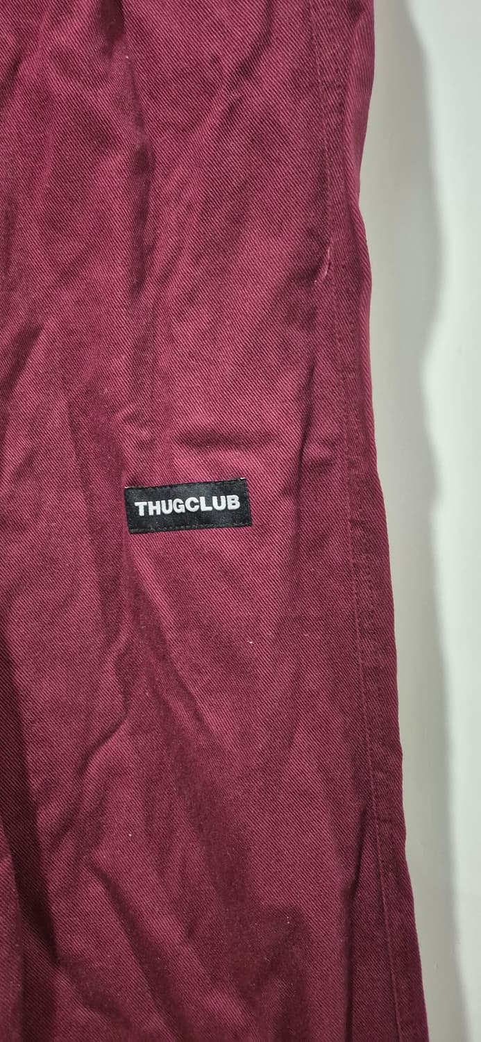 Thug culb 떠그 버건디 카펜터 팬츠 상품이미지2