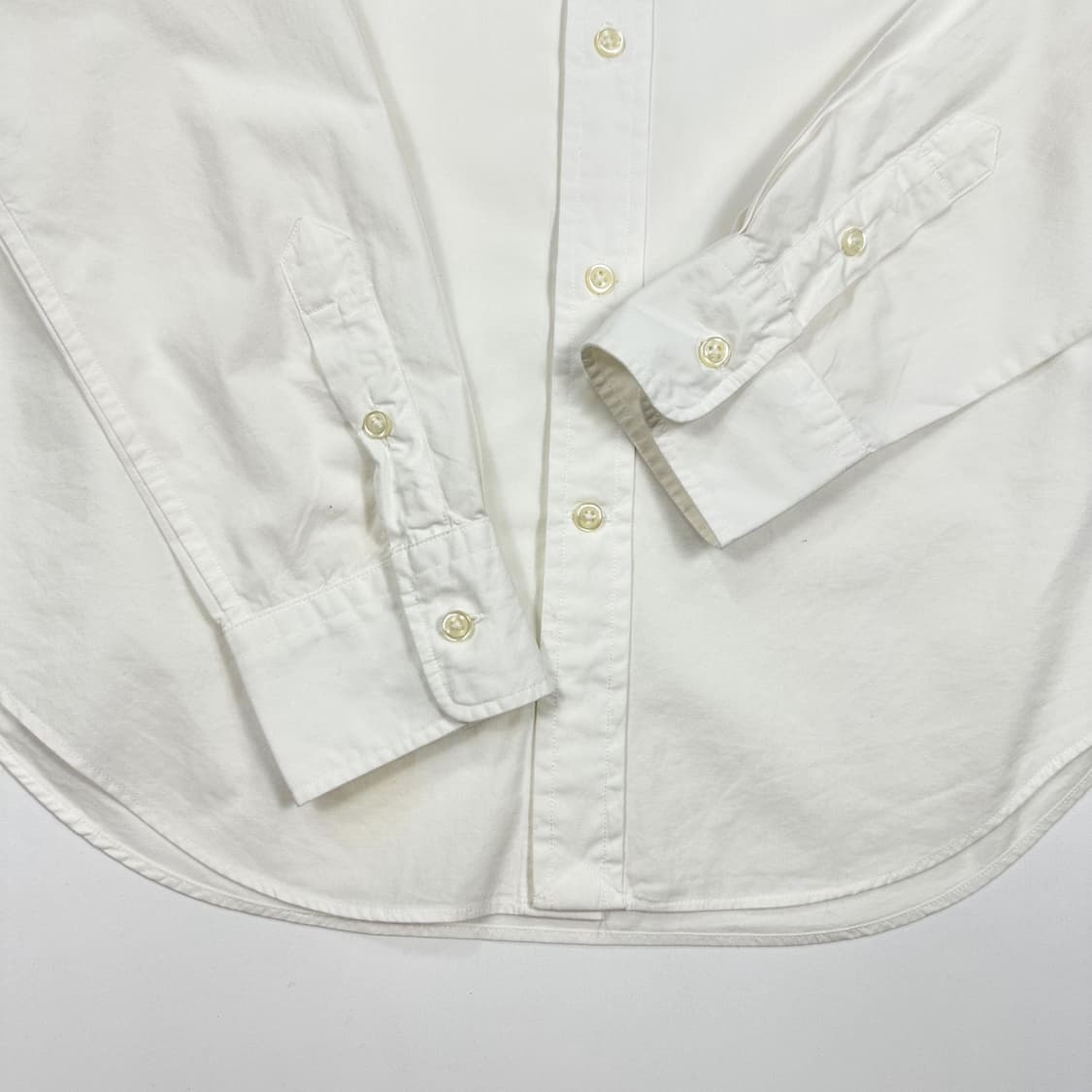 폴로 랄프로렌 포니 클래식 핏 화이트 셔츠 (실측 M 여성추천) 상품이미지4