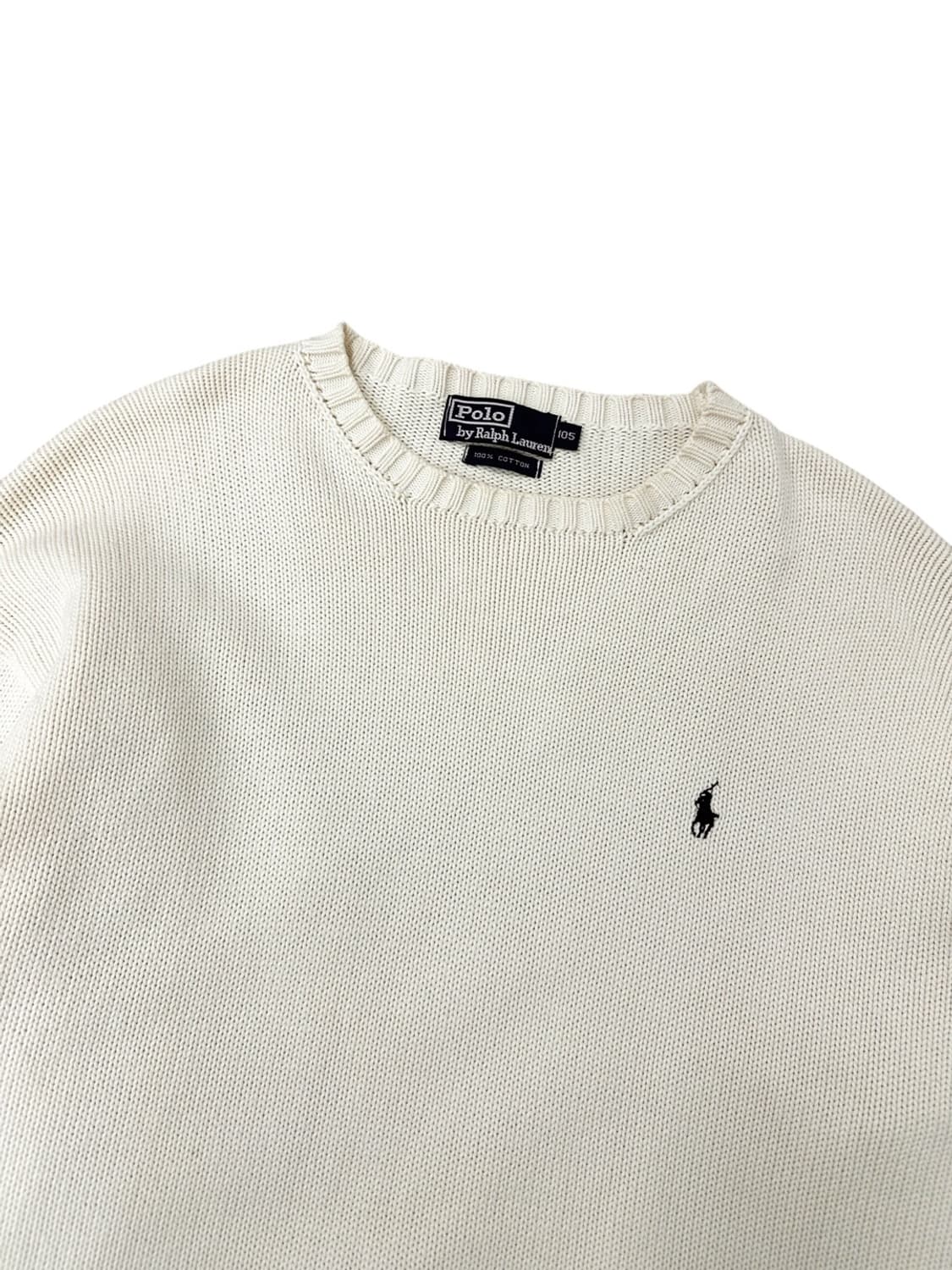 00년대 폴로 니트 아이보리 (XL~2XL) 상품이미지2