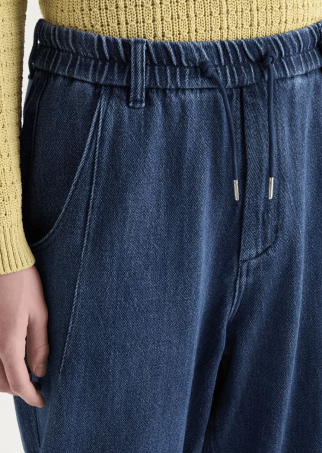 타임옴므 드로우스트링 데님팬츠 상품이미지2