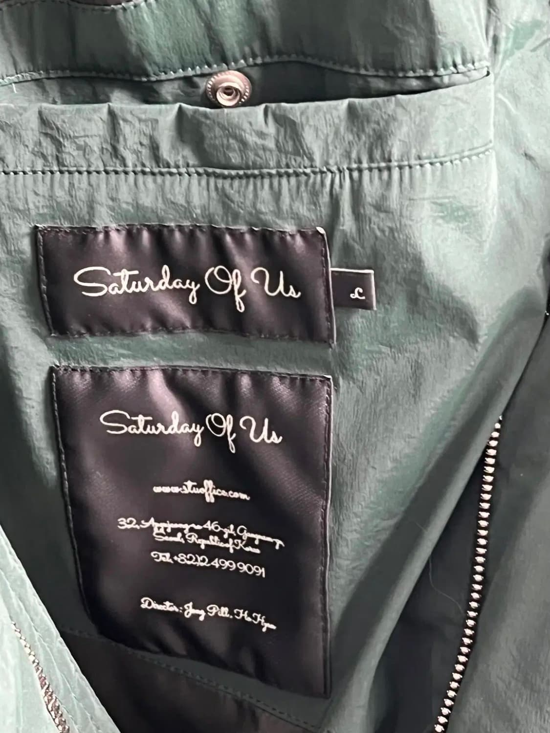 [L] STU 22FW 덕 다운 숏 자켓 그린 STU OFFICE 상품이미지4