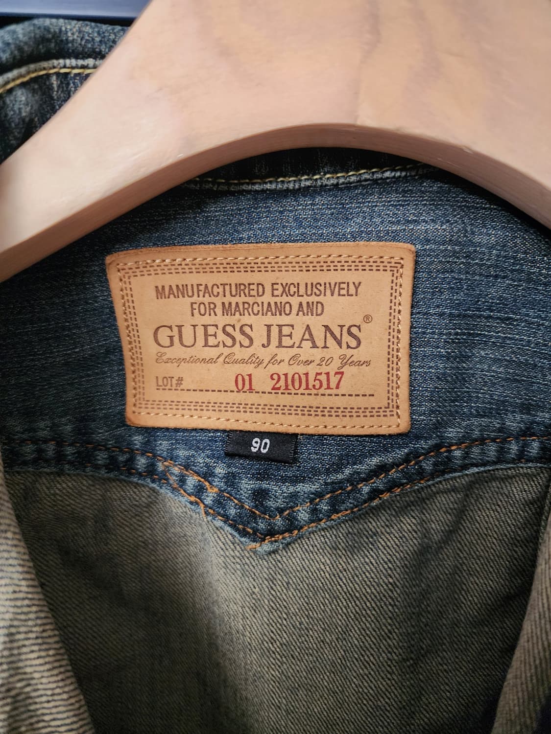 Guess Jeans 데님 자켓 90 상품이미지3