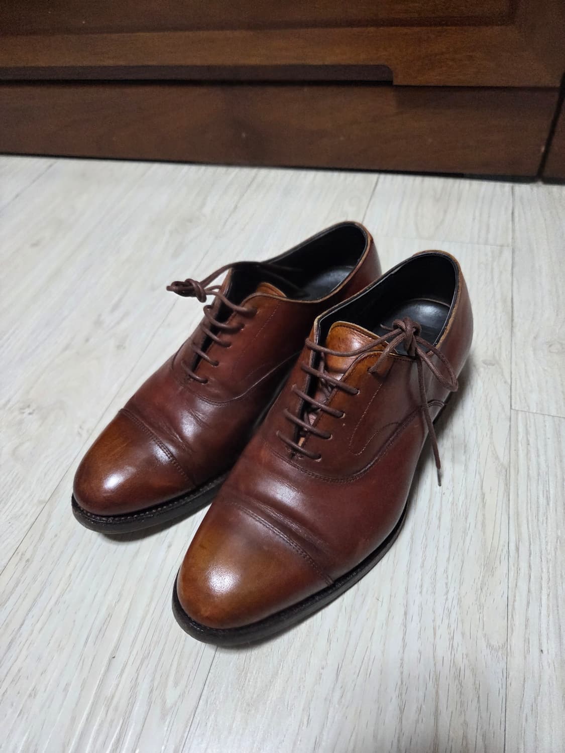 산요야마초(三陽山長) 스트레이트 팁 구두 UK7.5(260~265) 상품이미지1