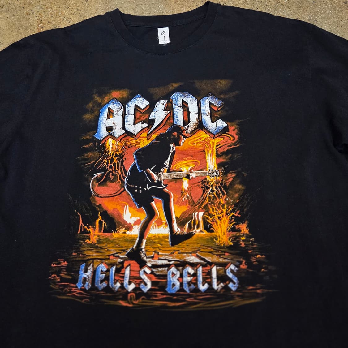 새상품급 미국 빈티지 ACDC 밴드티 락티 반팔티  상품이미지2