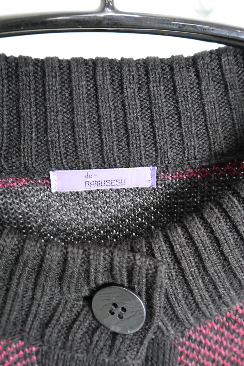 DU RAMUSU Check Knit Cardigan 상품이미지3