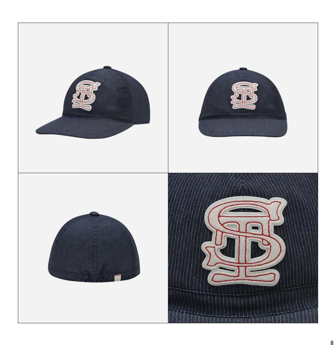 타입서비스 Pached Wide Brim Cap (navy) 상품이미지2