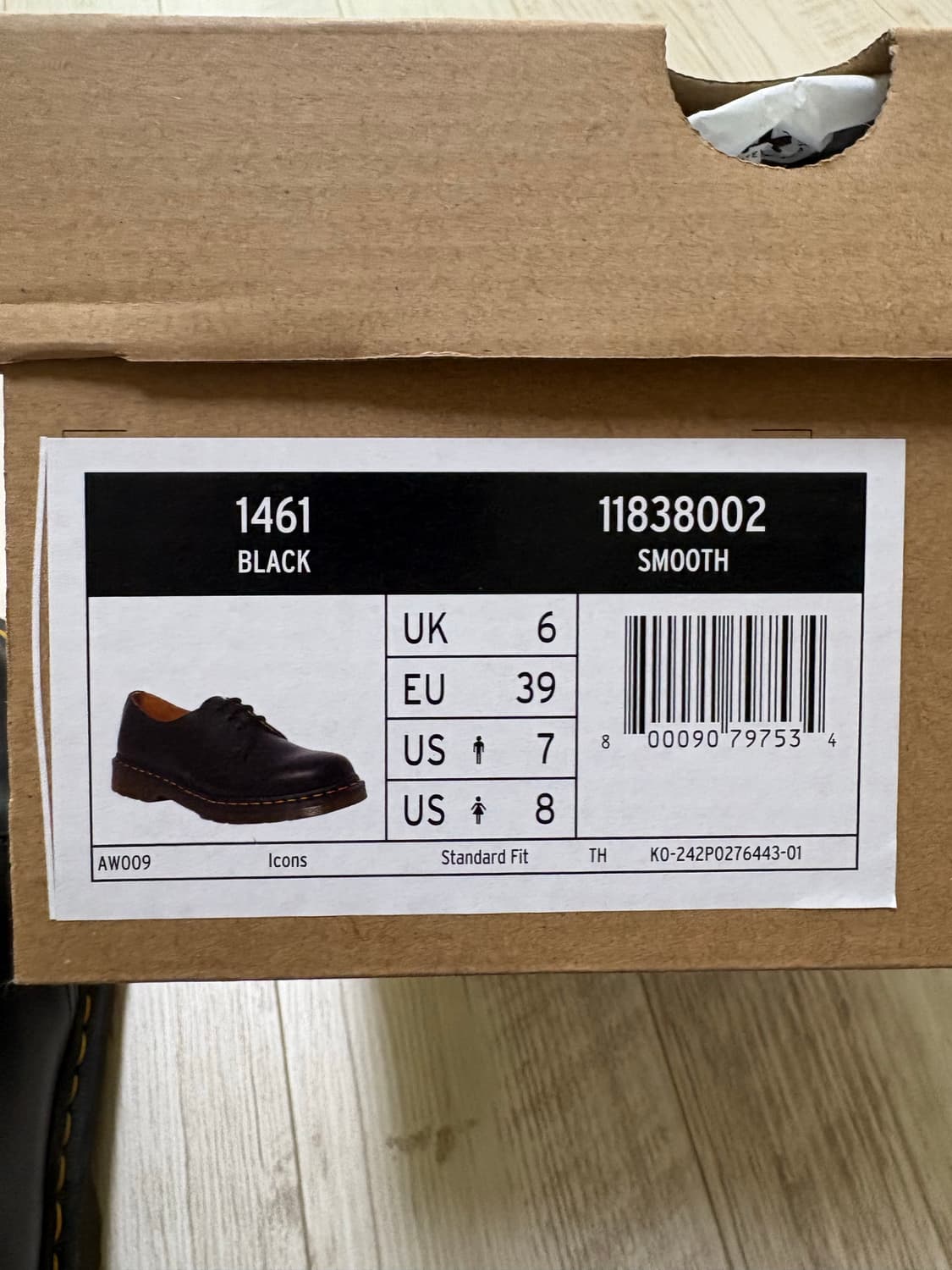 닥터마틴 1461 3홀 스무스 250 상품이미지8