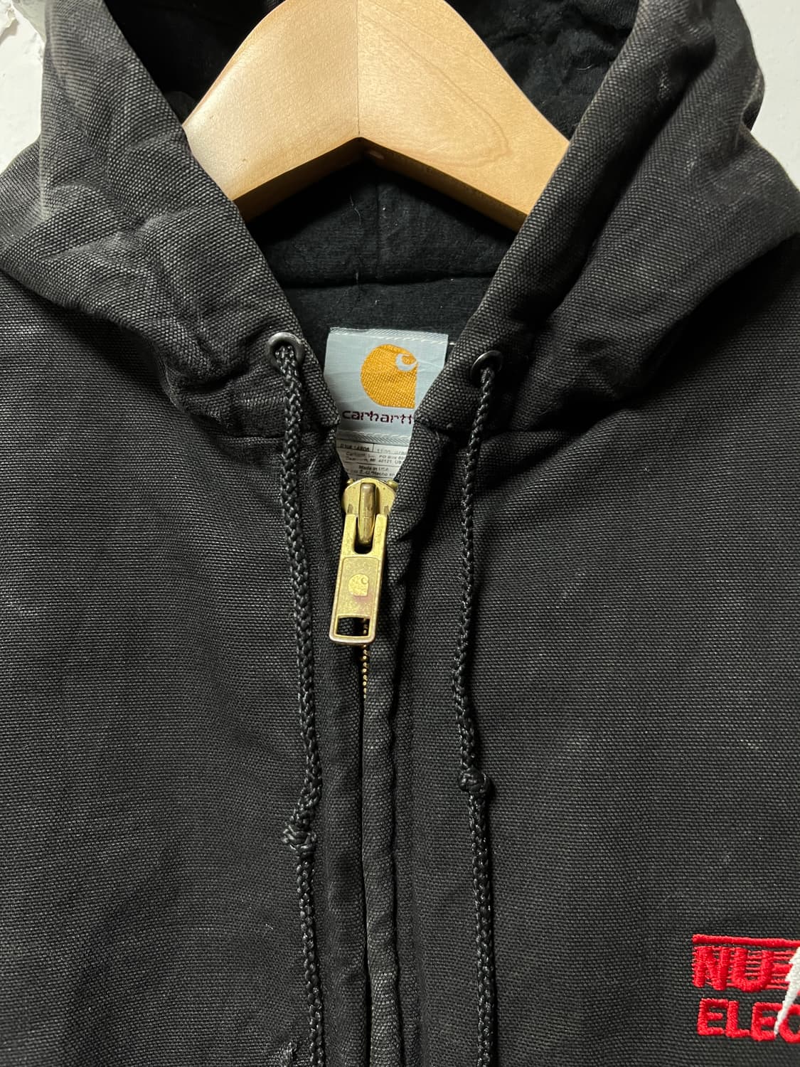 90s 칼하트 BLK 덕 액티브 자켓 상품이미지4