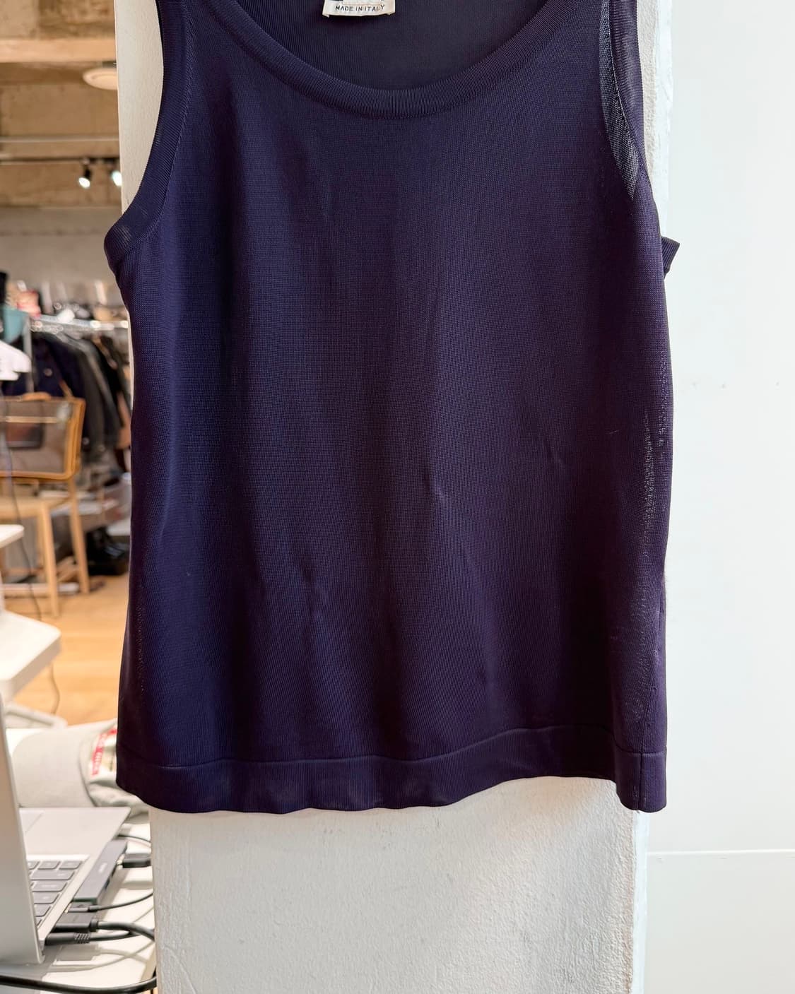 에르메스 퍼플 비스코스 슬리브리스  상품이미지6