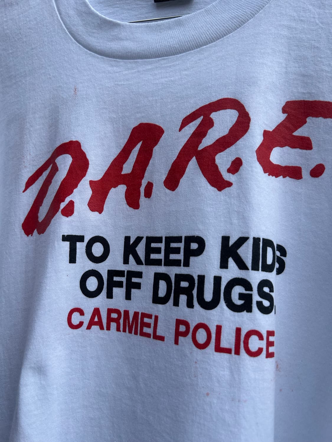 80‘s D.A.R.E 마약근절캠페인 티셔츠XXL 상품이미지2