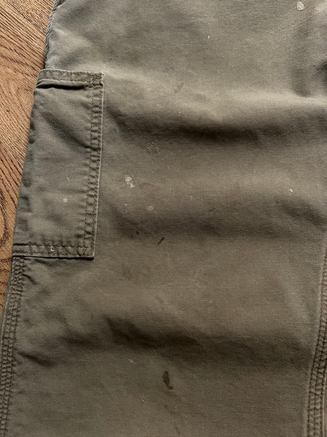 [32]칼하트 USA 더티워싱 라이트브라운 싱글니 카펜터 워크 팬츠 상품이미지5